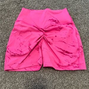 Bombshell Fit Marble shorts cotton candy